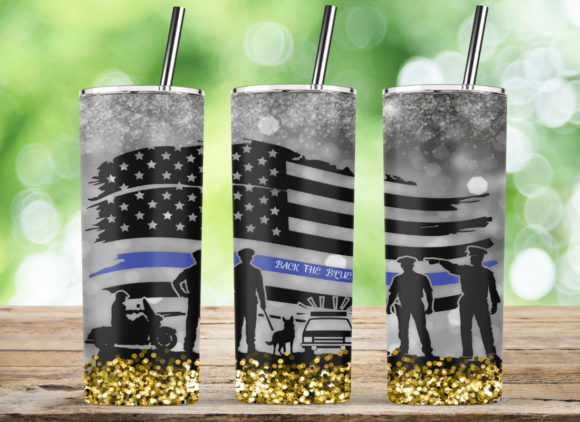 American Police USA Flag for DAD 2022 Graphics