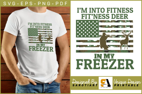 Deer Hunting Design Printable Graphics for Crafts