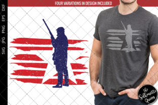 Hunting Flag Graphic for Crafts and Design Projects