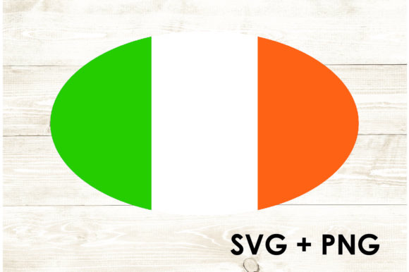 Rugby Ireland Flag Graphics for Crafts and Digital Products